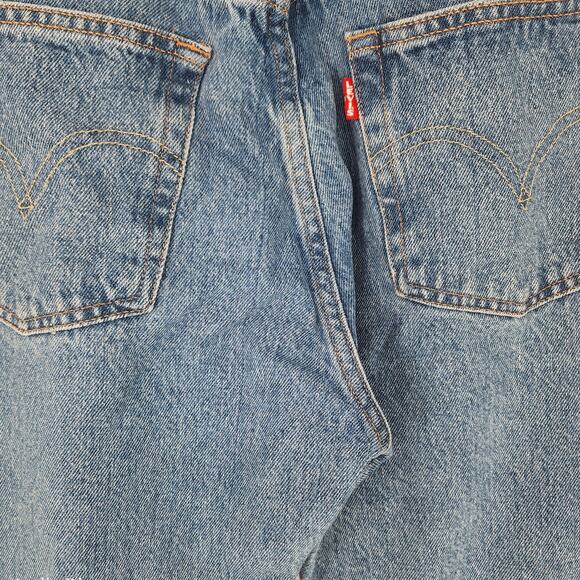 Levi’s 501® Distressed High-Rise Straight Jeans Light Wash W29 L28 - Picture 7 of 12